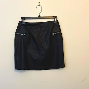 BCBG black mini skirt